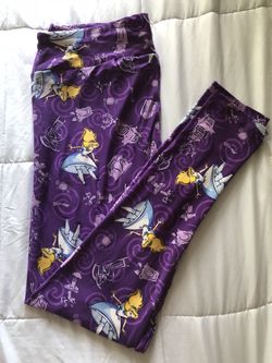 New LuLaRoe Disney Alice leggings