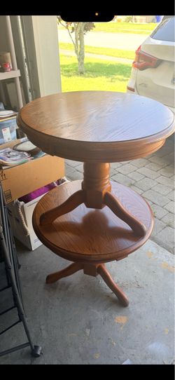 Solid wood end tables