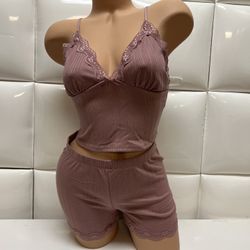 2 Piece Panty And Top Lingerie-Rose Color $20 Pick Up Price-Brand New-Nuevos 2 piezas