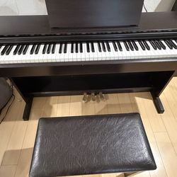 Yamaha YDP143R Arius Series Console Digital Piano with Bench, Dark Rosewood