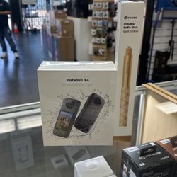 Insta360 X4 Camera And Invisible Selfie Stick 