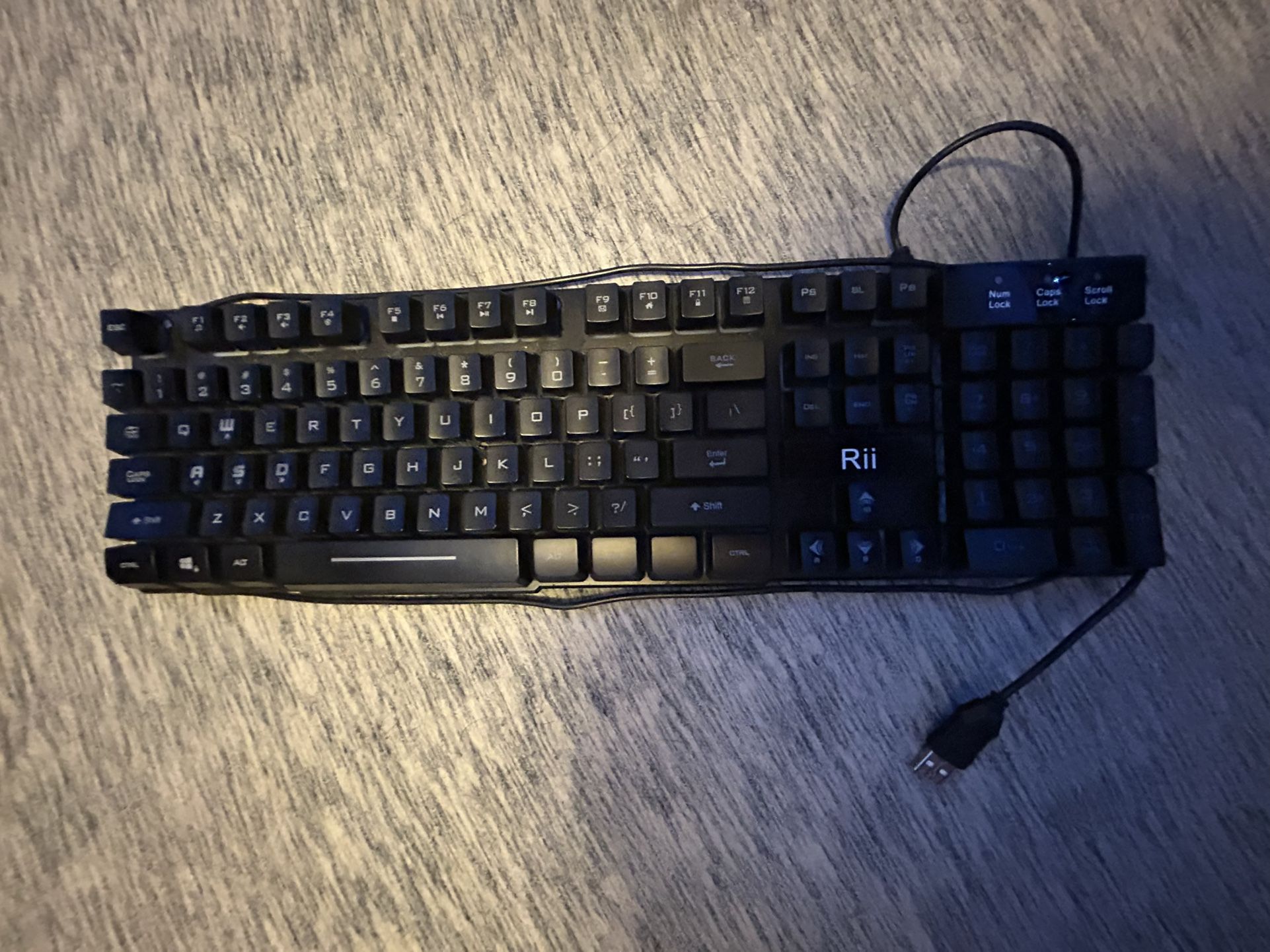 Rii Rk100 Gaming Keyboard (Not Mechanical) (Wired)