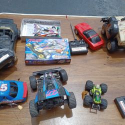 6 Radio Contro Cars