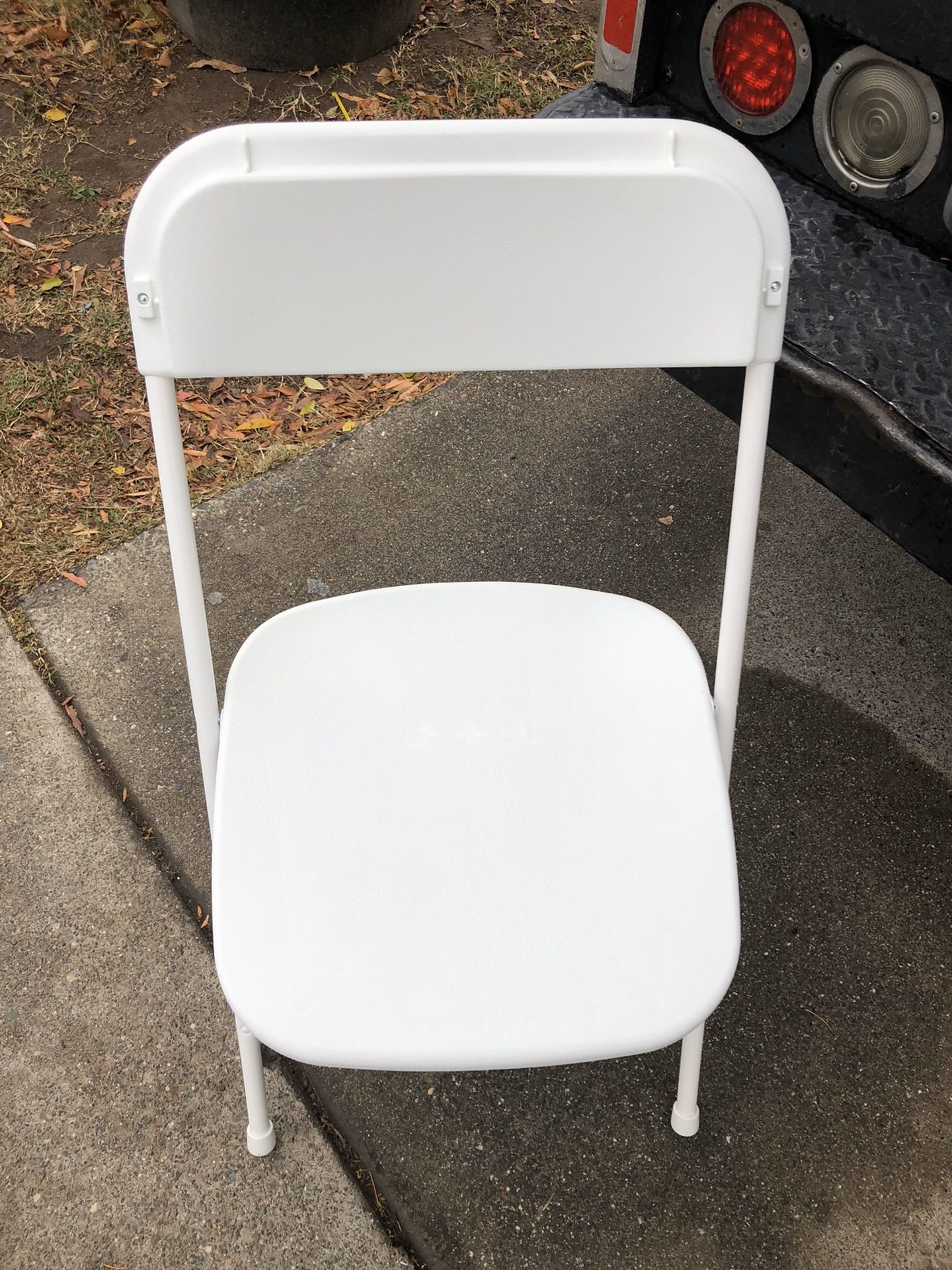 Plástic folding chairs