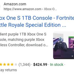 Fornite Edition Xbox One S Perfect Condition 