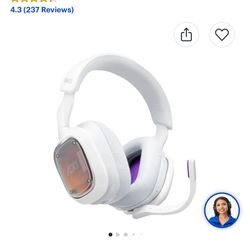Astro Gaming - A30 Wireless Gaming Headset for PS5, PS4, Nintendo Switch, PC, Mobile - White