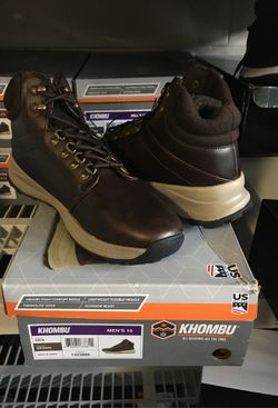 Leather or suede Khombu ankle men boots