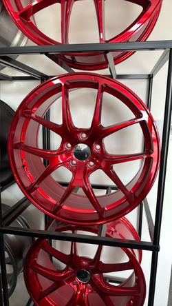 Candy red 5x120 20” wheels on sale