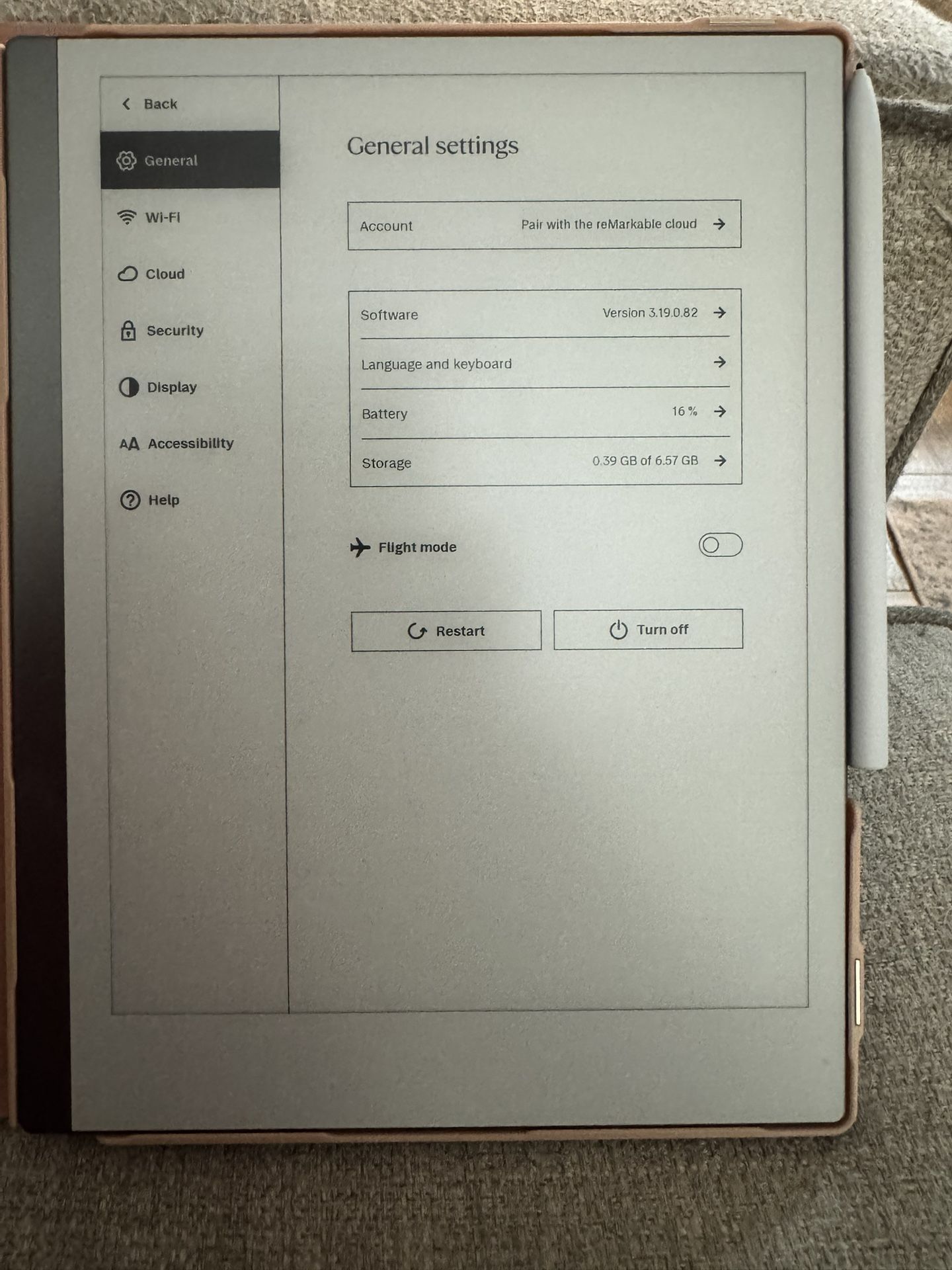 Remarkable tablet With Original Pen Plus Folio