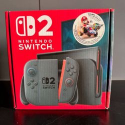 Nintendo switch 2 with Mario kart bundle 