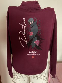 Naruto by Primitive Crows Burgundy kids hoodie size xl in kids