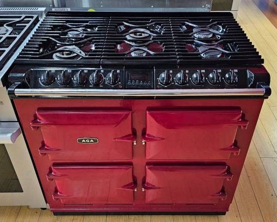 AGA Six-Four Series 39 Inch Dual Fuel Range, 6 Sealed Burners