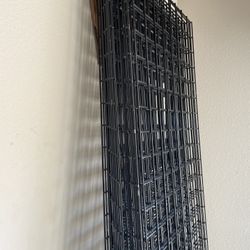 15 Black Gridwall Panel 6ft By 2ft , Stand , Hooks 