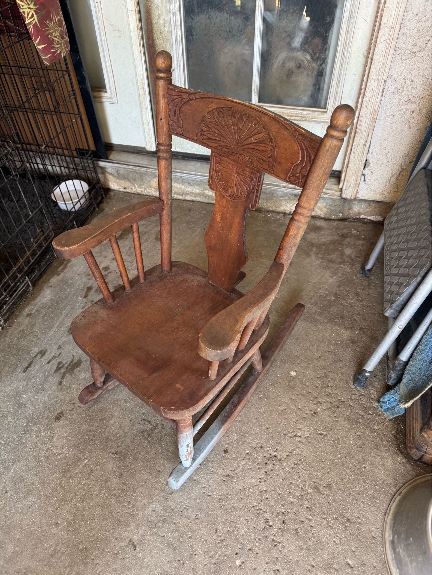 Vintage kids rocking chair