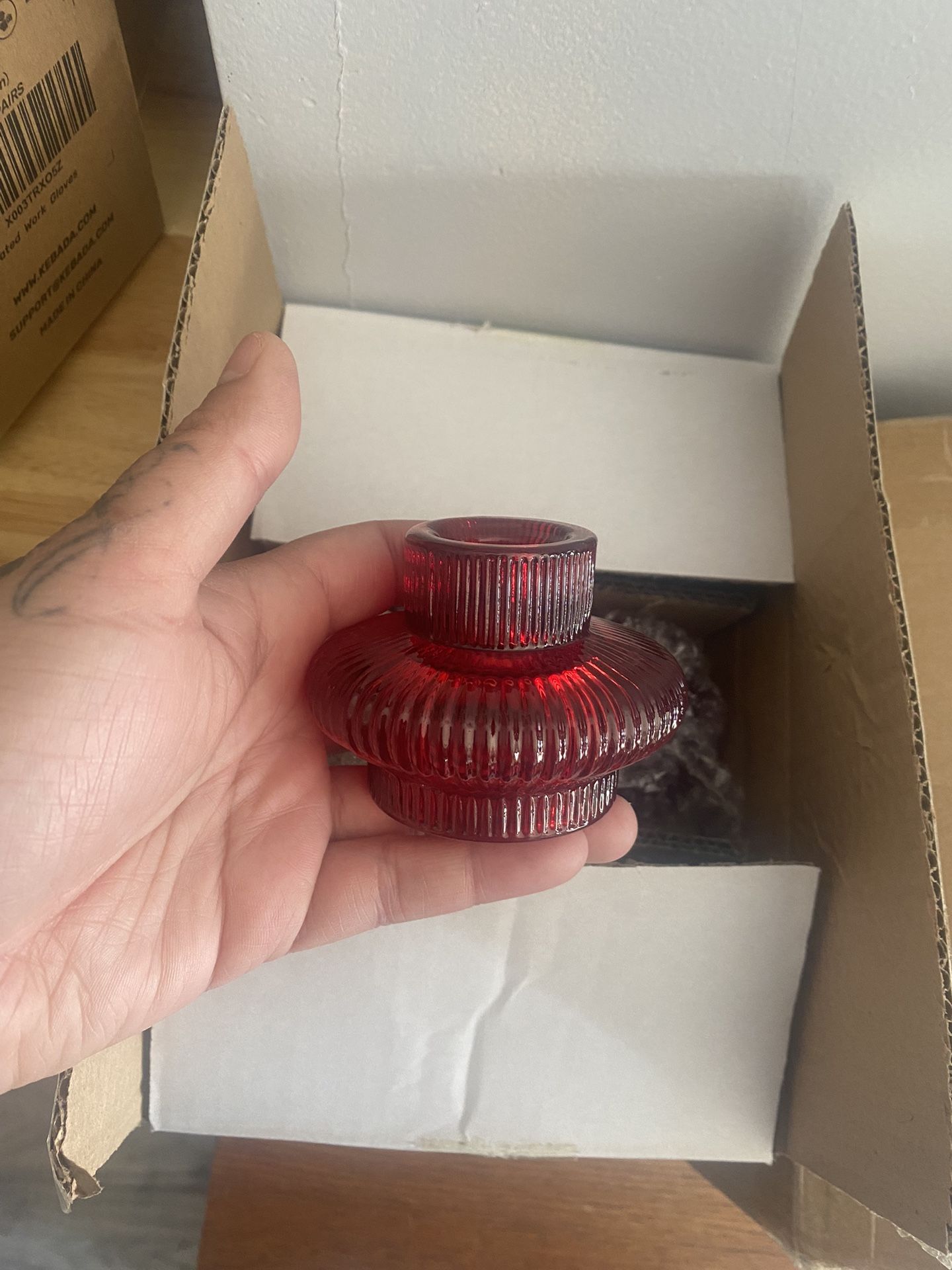 VOHO Rippled Taper Candle Holder