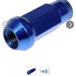 Blue Lug Nut Set