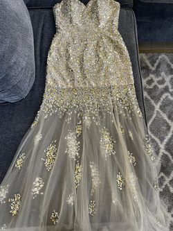 Beautiful Long Gold Dress