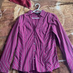 Long sleeve stripe shirt