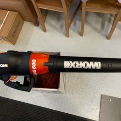 Worx TURBINE 600 12 Amp Electric Leaf Blower with Variable-Speed Control