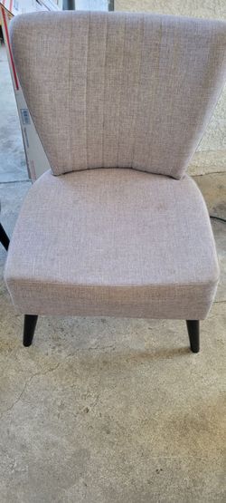 Upholstered Accent Chair No Arms