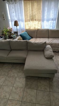 Small grey sofas