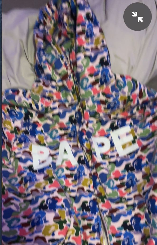 Bape Zip Up Multicolored 