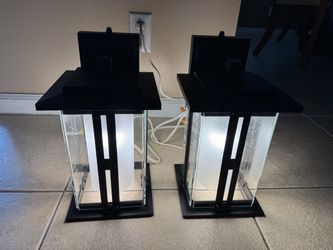 Lutec Outdoor Aluminum Wall Lanterns Set of 2