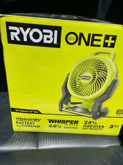 Ryobi 18V Hybrid Fan-40$