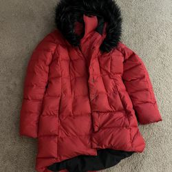 Northface 550 Red Parka Size Med