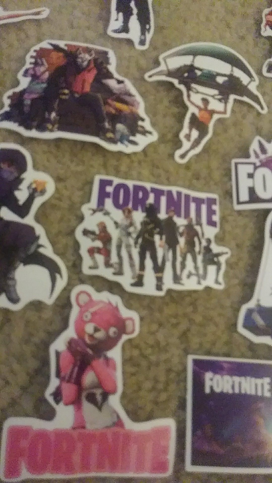 25 FORTNITE STICKERS SET A