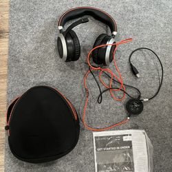 Jabra Evolve 80 - Noise Cancelling Corded Computer Laptop Headphones - Like New