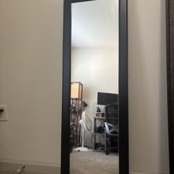 Mirror With Jewelry Holder Inside And Storage 