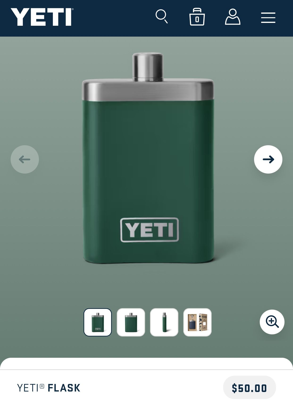 Yeti Flask Black Forest Green New in Box $25 each firm. Have 16 available. If interested in all 16 i can do $20 each