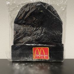 Cactus Jack McDonald’s Beanie Travis Scott I’m Lovin’ It NEW Unisex Black Hat