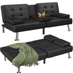Futon With Cup Holders 