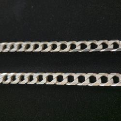 Thick Curb Chain Sterling Silver