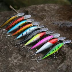 Brand New Fishing Lures Minnow Baits 10pack Lot 