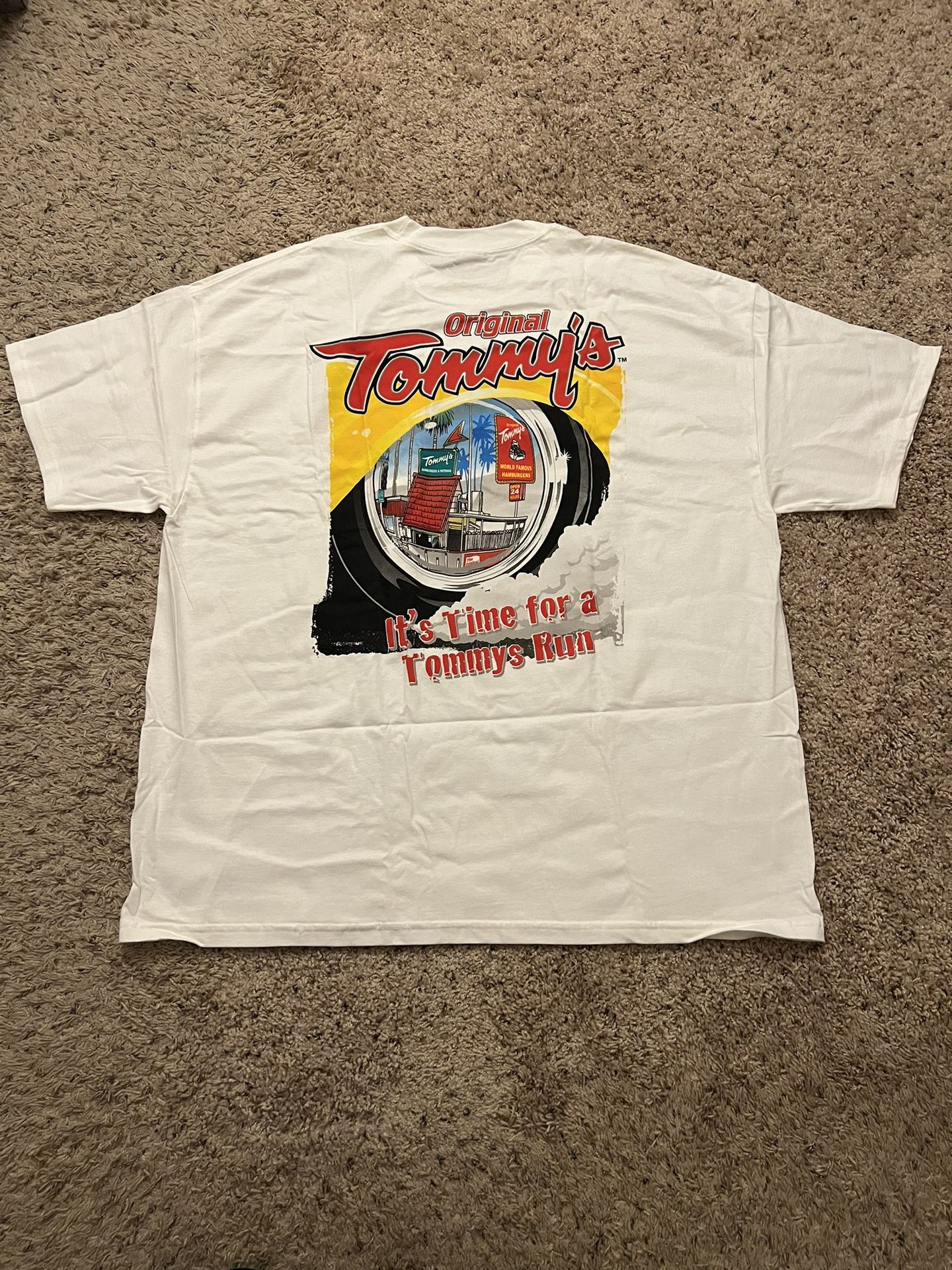 Original Tommy’s Hamburgers T-shirt White Men’s 2XL