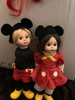 Madame Alexander 31641 Mickey Mouse and Minnie Set 8" Doll Collectable