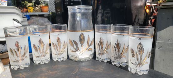 Vintage Italian Covetro Glasses Set