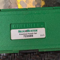 Greenlee Slugbuster Knockout Punch Set