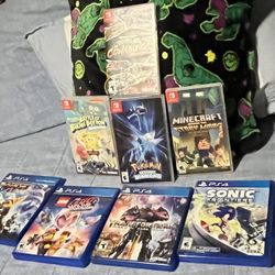 PS4 And Nintendo Games (used)