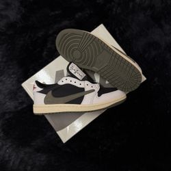 Jordan 1 Travis Olive Green