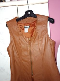 100% Genuine Leather Vest