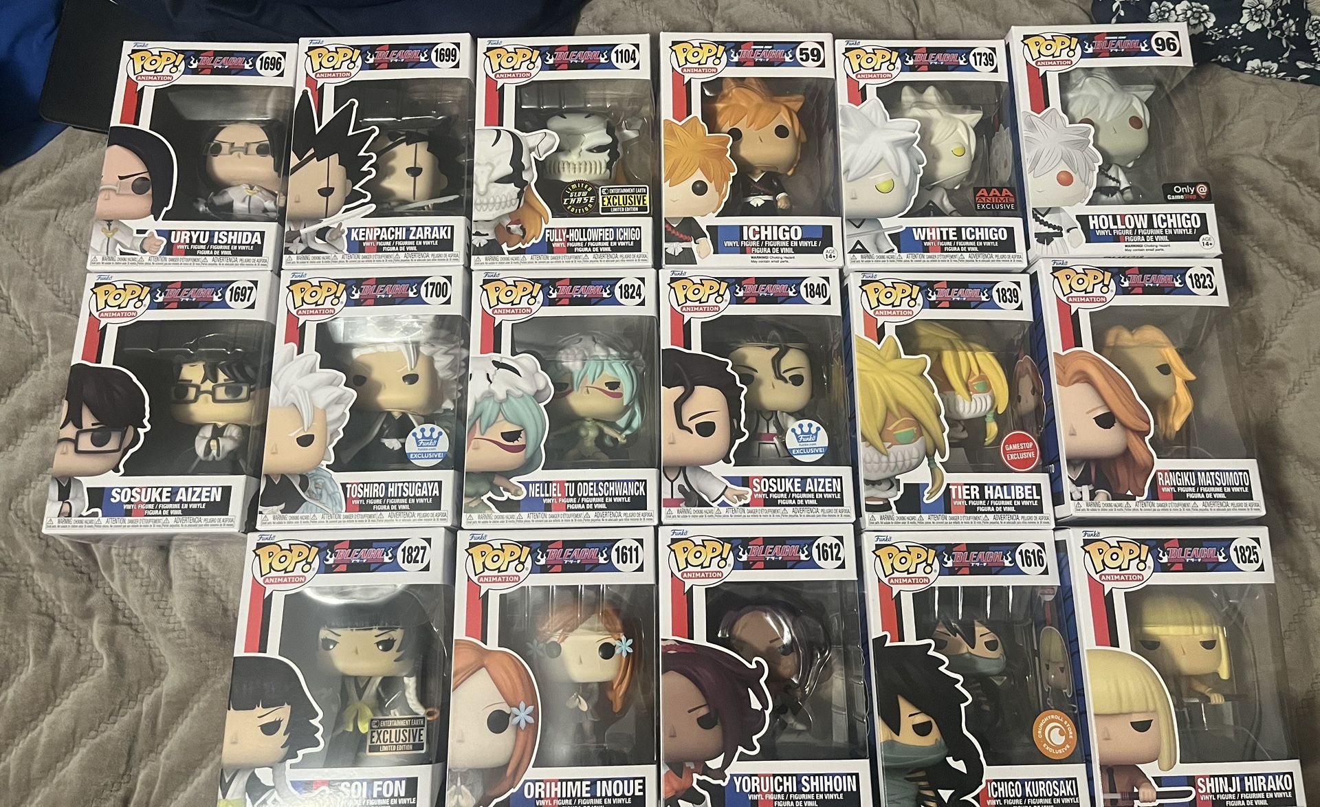 Bleach Funko POP! (Not $1. Read Description)