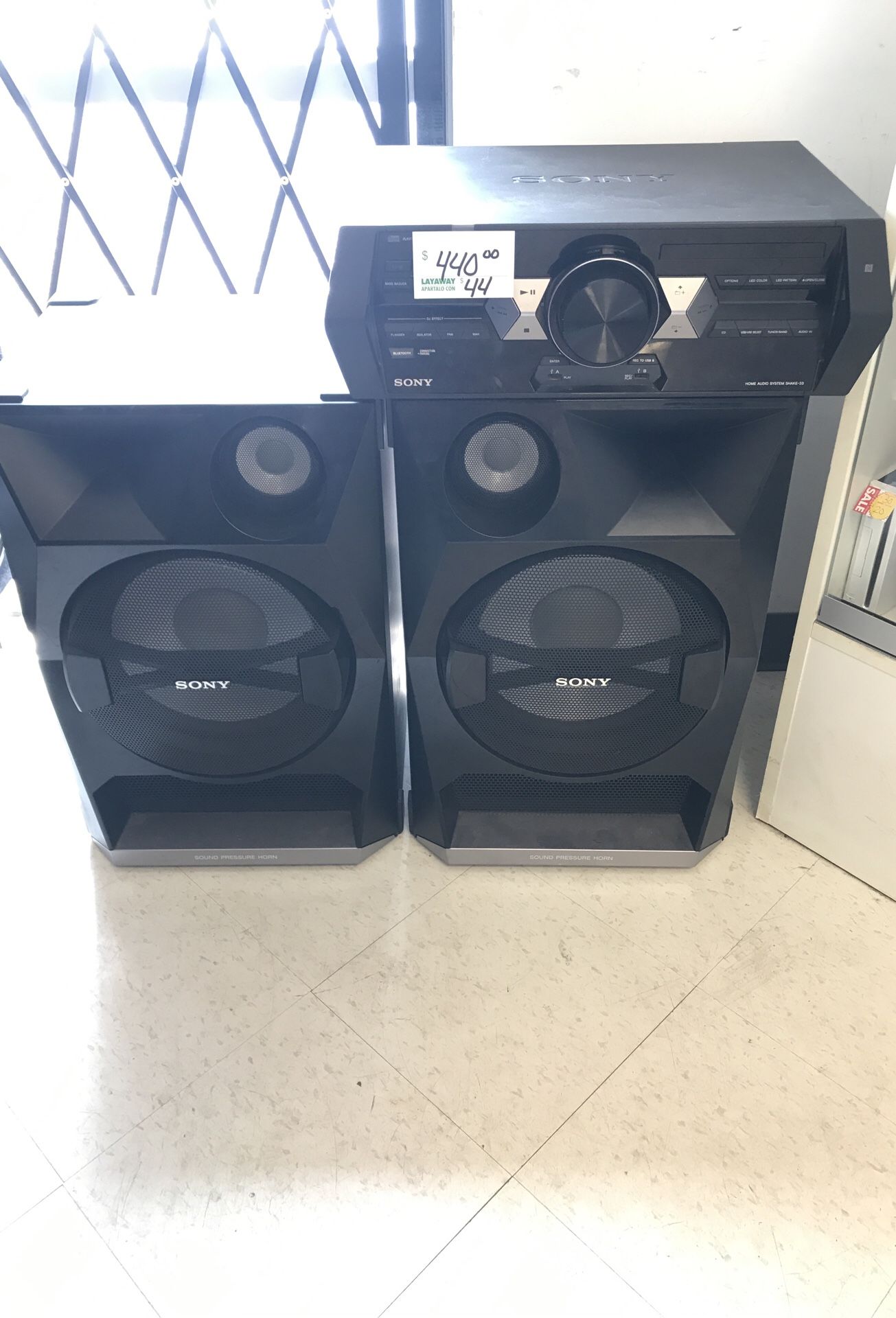 Sony shake 33 stereo system for Sale in Commerce City, CO OfferUp