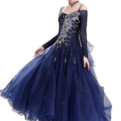 Ballroom Competition Dancing Dresses Sequin Modern