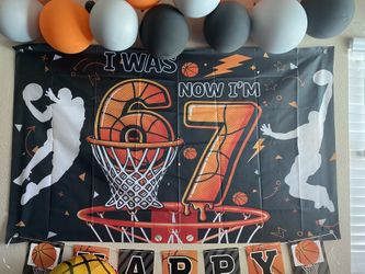 Basketball Birthday Banner