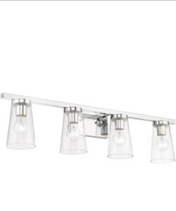 Lighting Cityview - 4 Light Large Bath Vanity in Contemporary Style-