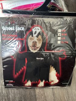 Ghost Face Dog Costume